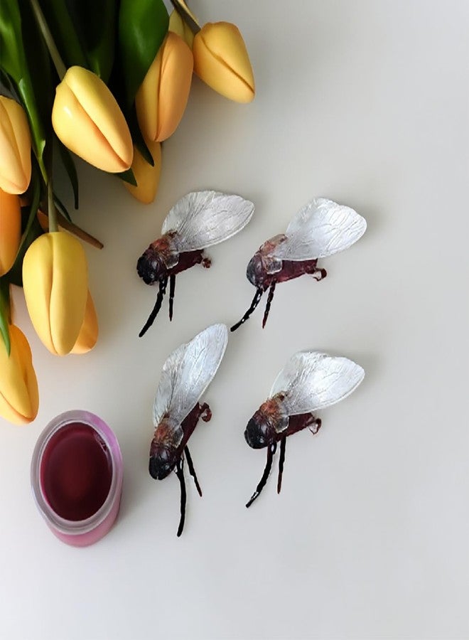 BITONA® Mini Insects Honey Bee Fly Figure Playing Set for Kids or hallooween Parties or Make Your 3D Project Learning (Pack of 4 Piece) - Image 2