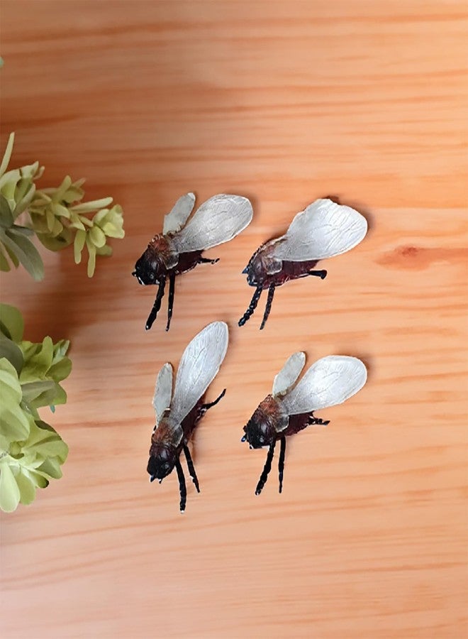 BITONA® Mini Insects Honey Bee Fly Figure Playing Set for Kids or hallooween Parties or Make Your 3D Project Learning (Pack of 4 Piece) - Image 3