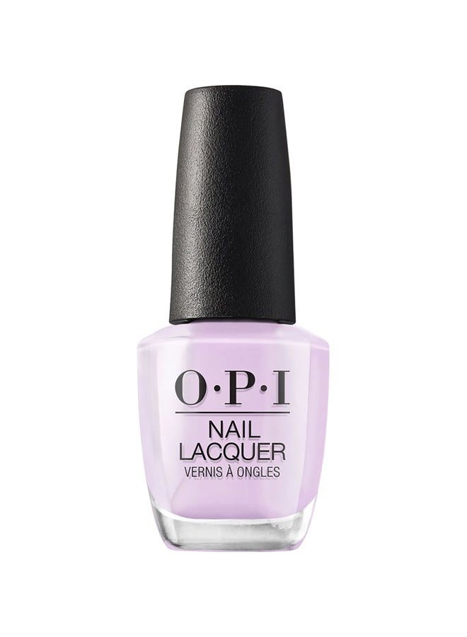 OPI Nail Lacquer Polly Want a Lacquer? | Opaque Soft Purple Crème Chip Resistant Nail Polish | Fiji Collection - Image 1