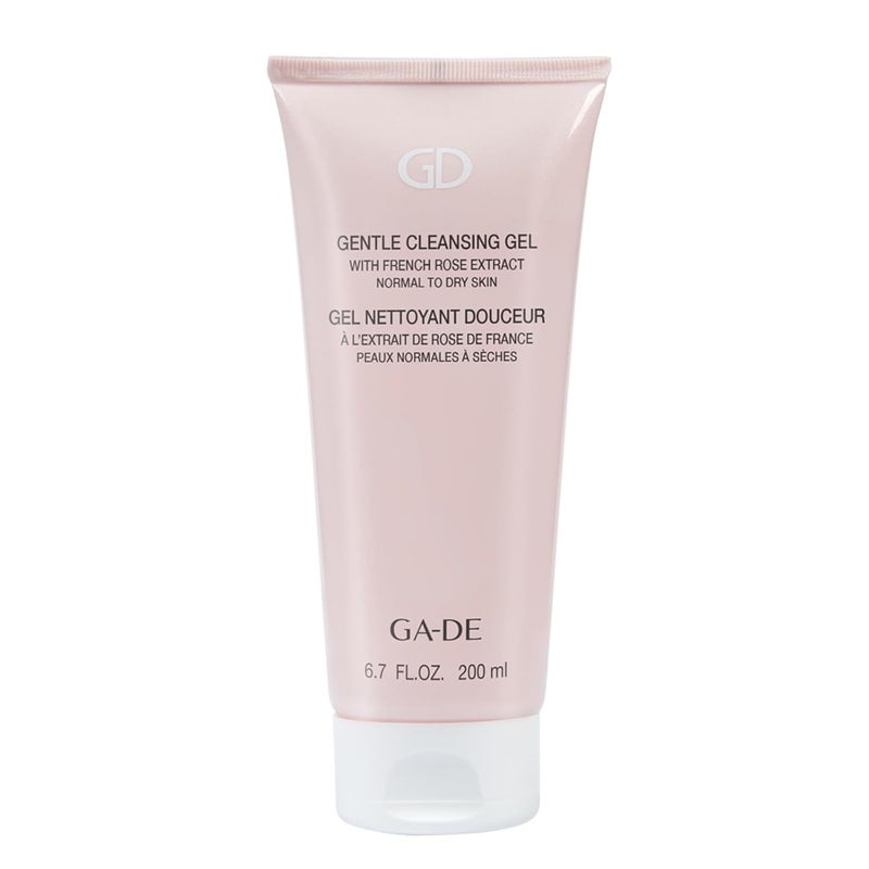 GA-DE GADE Gentle Cleansing Gel  Normal to Dry Skin  Nourishing Fresh Cleansing Gel with French Rose Purple Orchid and Vitamin E  67 oz