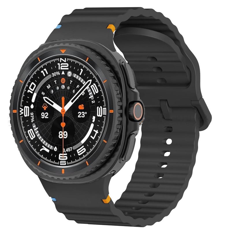Vurtboly Sports Band Compatible with Samsung Galaxy Watch 8/8 Classic 22mm, No Gap Silicone Strap - Image 1