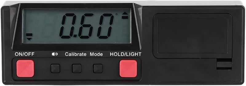 Digital Angle Finder Protractor Inclinometer Magnetic Electronic Display 4x90 Range Durable Plastic Shell - Image 1