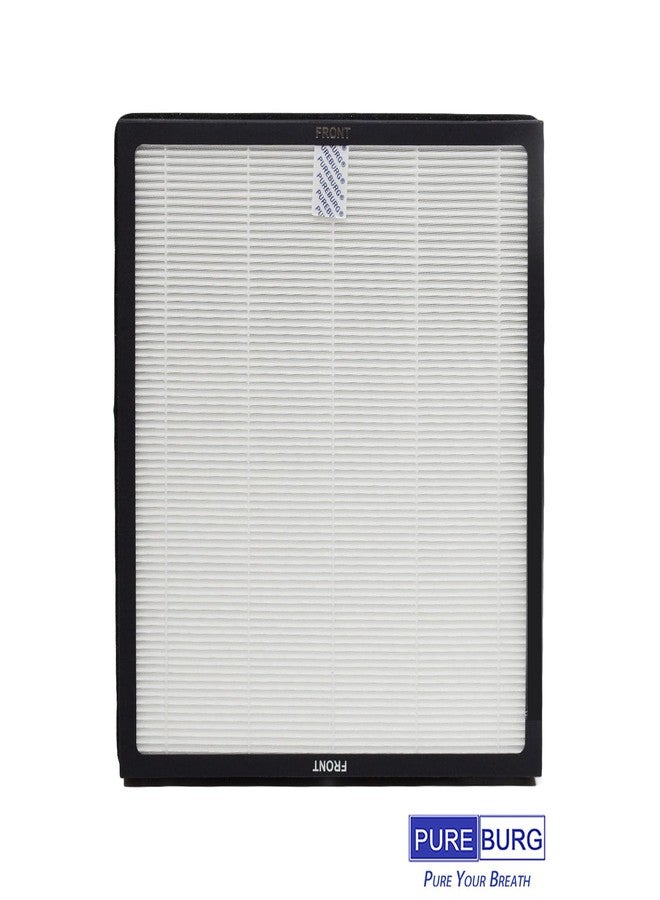 PUREBURG فلتر بديل PUREBURG RFHAP603 متوافق مع أجهزة تنقية الهواء ECOSELF HAP603، عبوة من 4 فلاتر H13 HEPA كربون نشط، ترشيح ثلاثي المراحل لتنقية الهواء من الغبار والمركبات العضوية المتطايرة - Image 2