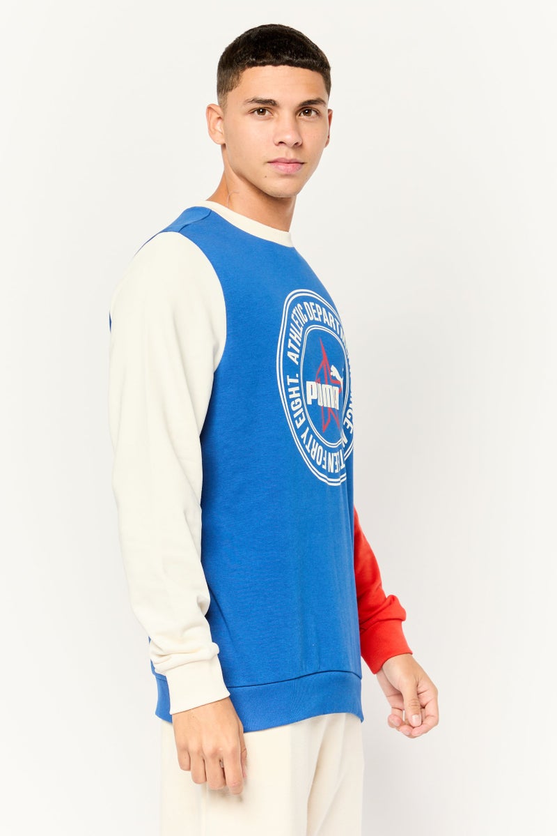 PUMA Men Regular Fit Long Sleeve Outdoor Sweatshirt, Multicolor  - Image 3