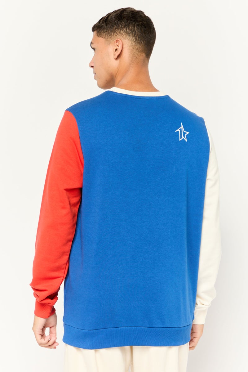 PUMA Men Regular Fit Long Sleeve Outdoor Sweatshirt, Multicolor  - Image 4