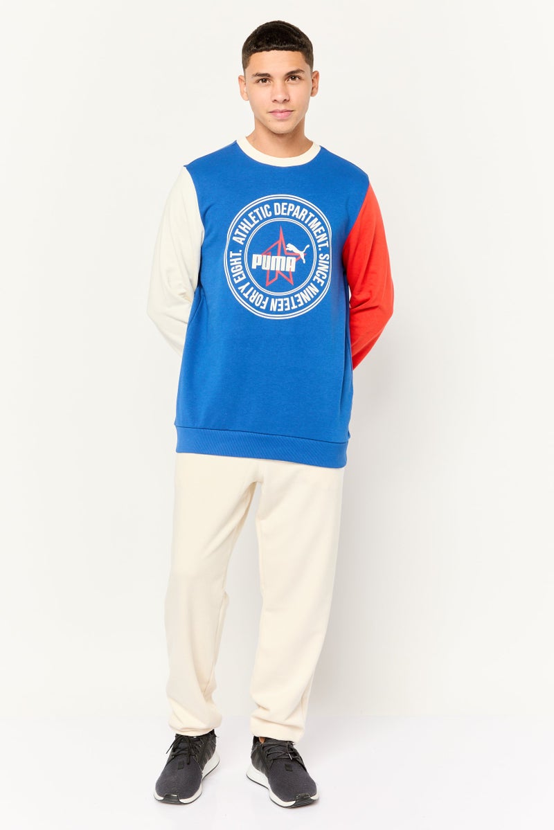 PUMA Men Regular Fit Long Sleeve Outdoor Sweatshirt, Multicolor  - Image 2