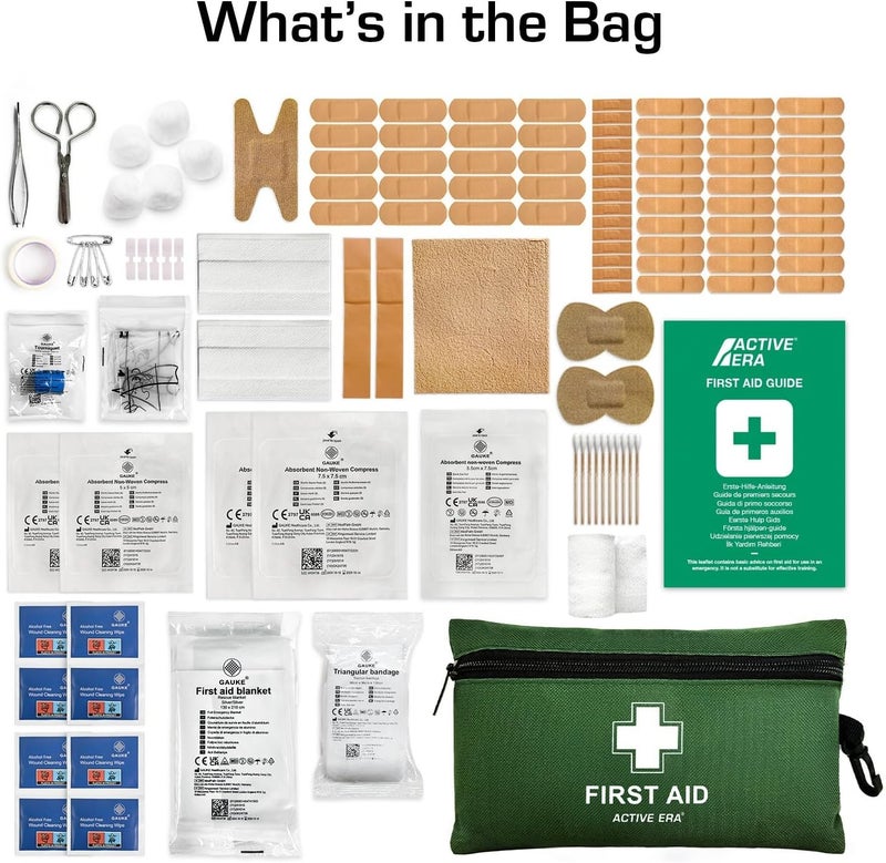 Active Era Premium First Aid Kit - 120 Piece with Eyewash, Cold Ice Packs, and Emergency Blanket - Image 3