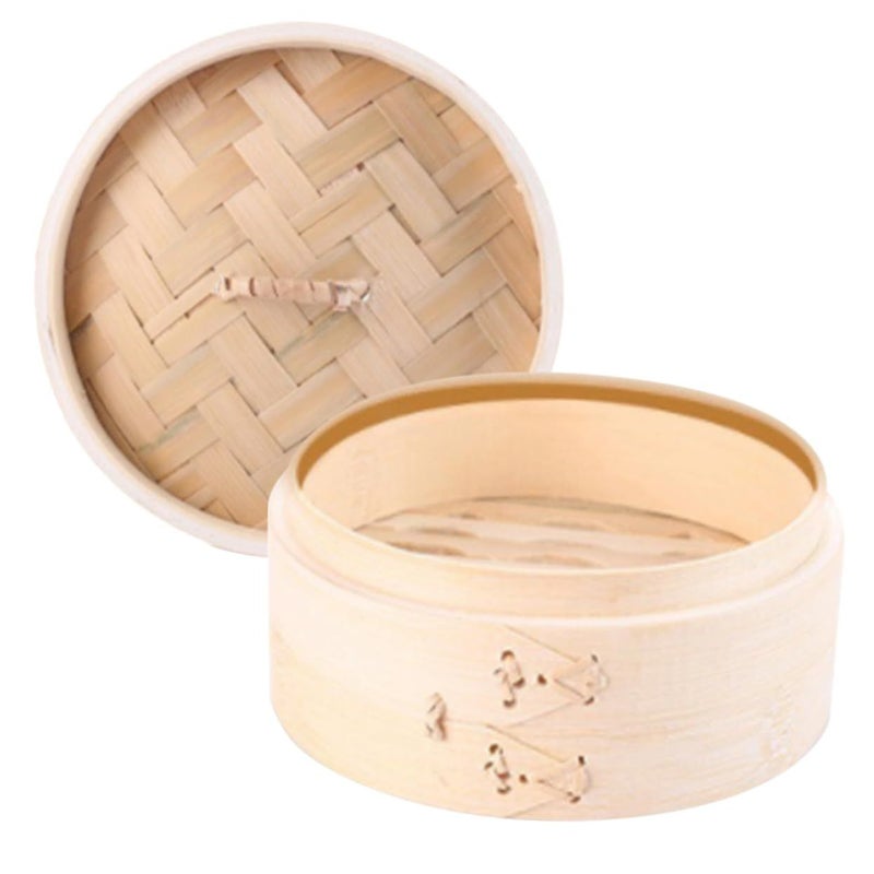 Natural Steamer With Lid For Dumplings Vegetables Fish Chinese Food - Image 2