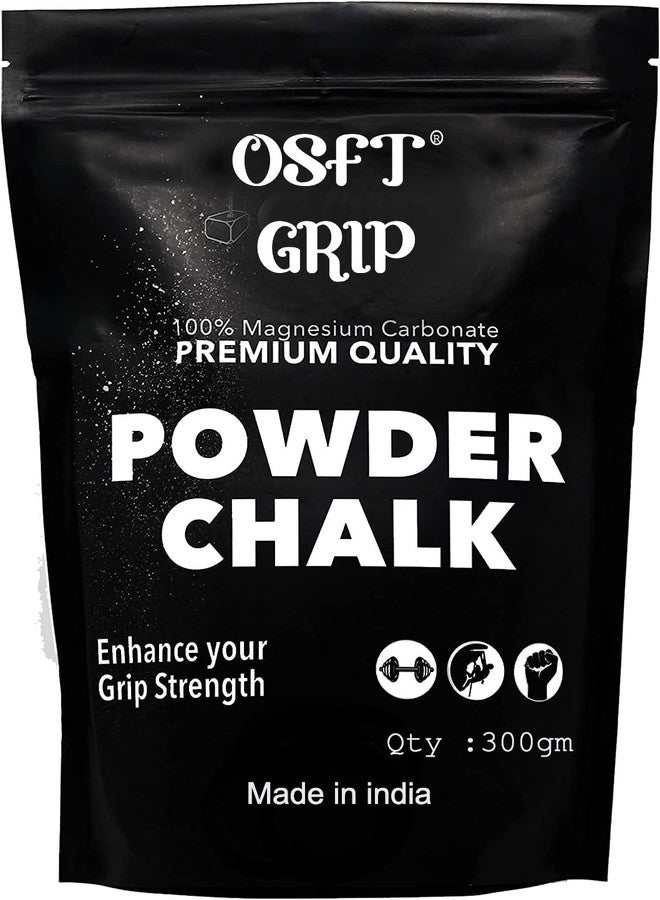 OSFT مسحوق كربونات المغنيسيوم من OSFT، طباشير رياضي لرفع الأثقال، تمارين اللياقة البدنية المتقاطعة، الجمباز، تسلق الصخور، تمارين رفع الأثقال، تمارين التسلق الحر، البلياردو، الرقص على العمود (300 غرام (عبوة واحدة)) - Image 1