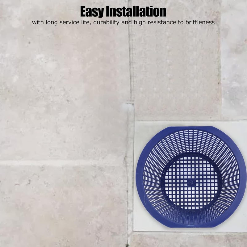 Replacement Skimmer Basket, Plastic Easy Installation Skimmer Filter Basket Assembly with Handle Suitable for B172, 16.5x10x10cm/6.5x3.9x3.9in - Image 2