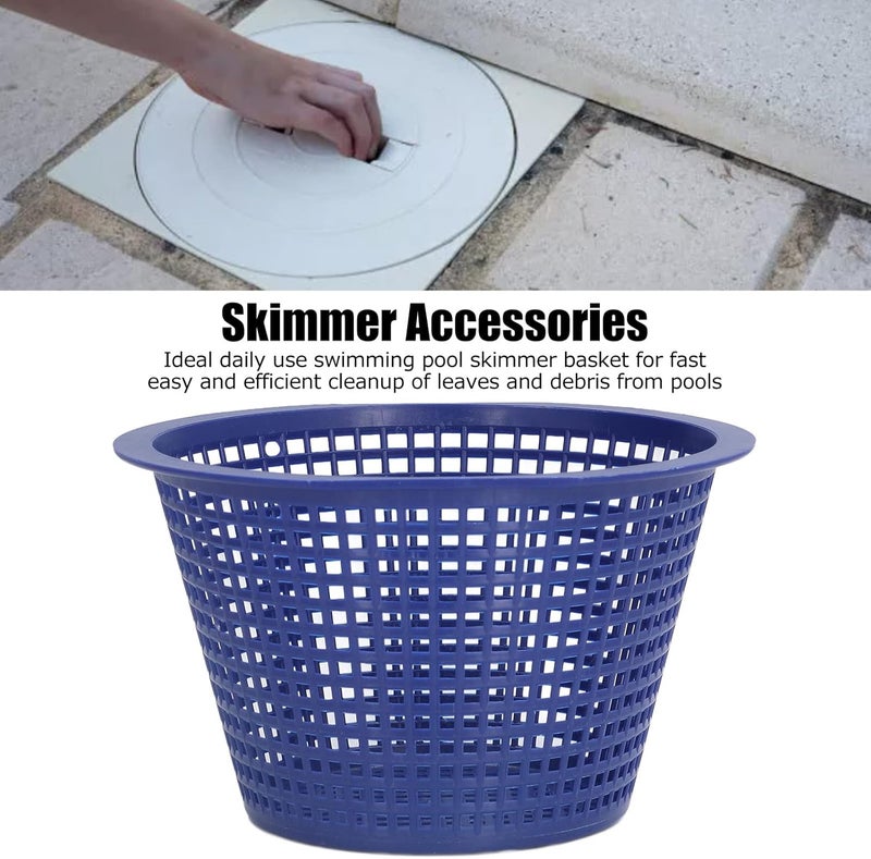 Replacement Skimmer Basket, Plastic Easy Installation Skimmer Filter Basket Assembly with Handle Suitable for B172, 16.5x10x10cm/6.5x3.9x3.9in - Image 3