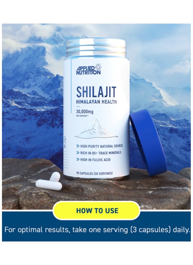 Shilajit Himalayan Health 30,000mg, Rich In 85+ Trace Minerals, 90 Capsules - pzsku/Z4CDE54606337BBC8ED32Z/45/_/1729317043/e0ea1d1d-23e0-4a90-bfbf-54bd2f6e1307