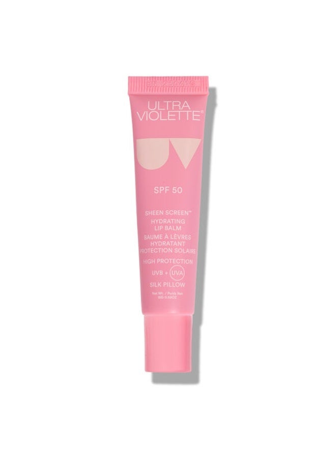 ULTRA VIOLETTE Sheen Screen Hydrating Lip Balm SPF 50 Silk Pillow 15g - Image 1