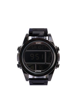 Skmei Men’s Casual Digital Watch -Black Band Stainless Steel Band Skm3