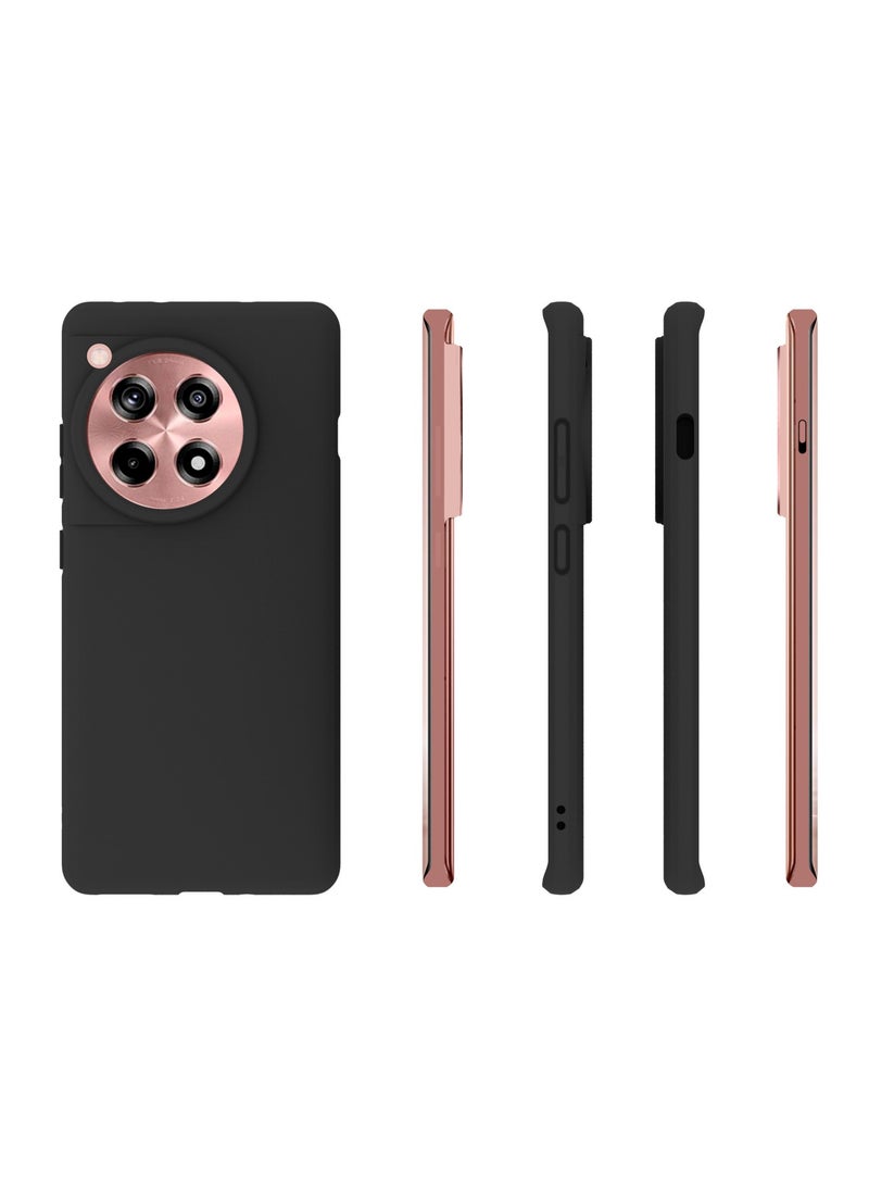 Case Cover for OnePlus 12R 5G, Frosted Design + Raised Full Camera Protection + Slim Thin Soft Mobile Phone Cover - Image 2