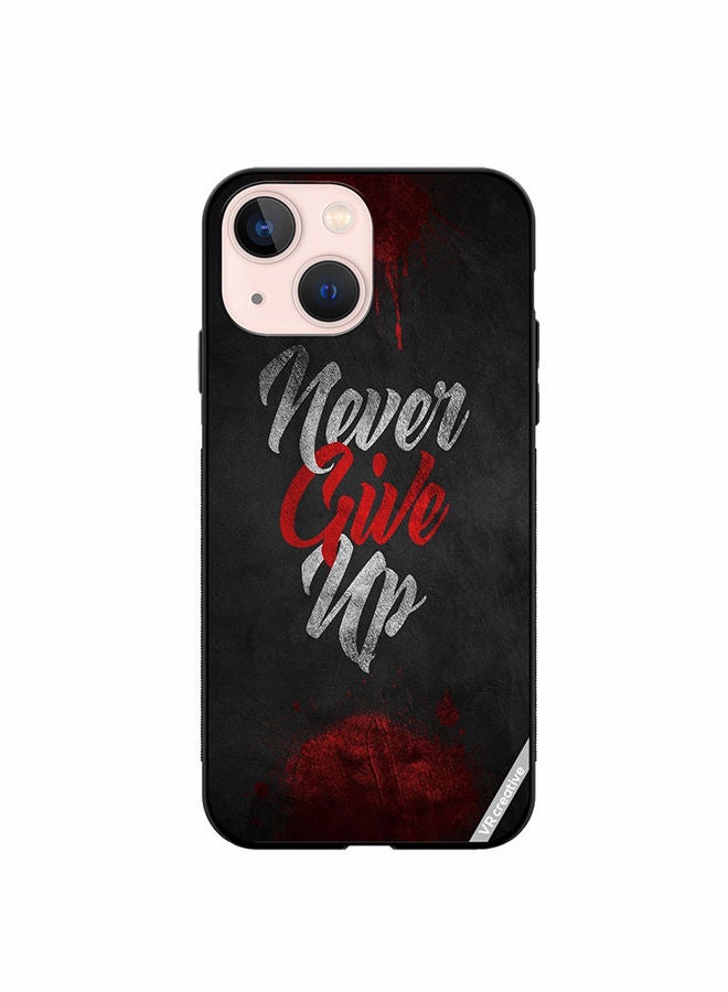 VR CREATIVE Protective Case Cover For Apple iPhone 14 Plus Never Give Up Design Multicolour - Image 1