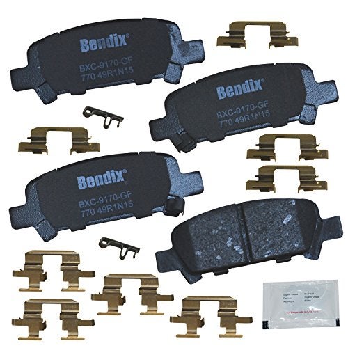 Bendix Priority1 CFC770 Ceramic Rear Brake Pads for Subaru Baja 2006-2003, Forester 2003-1998, Impreza 2003-1999, Legacy 2009-2000, Outback 2004-2000 - Image 4