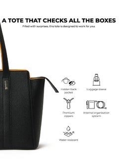 Mokobara MOKOBARA The Sunflower Tote Bag | Lightweight for Daily use and Work with Luggage Sleeve and 14" Laptop Compartment for Women (Crypto 2.0)  - Image 4