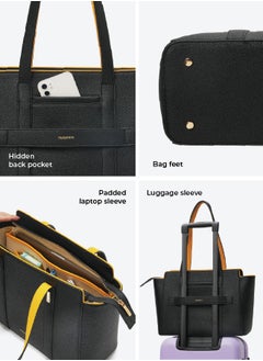 Mokobara MOKOBARA The Sunflower Tote Bag | Lightweight for Daily use and Work with Luggage Sleeve and 14" Laptop Compartment for Women (Crypto 2.0)  - Image 5