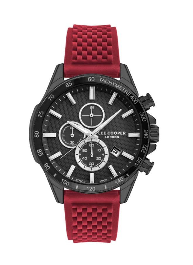 Lee Cooper Men's Multi Function Black Dial Watch - LC07341.658  - Image 1