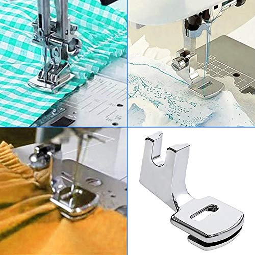 VANICE Gathering Shirring Foot Sewing Machine Presser Pressure Foot Fits All Low Shank Singer, Brother, Janome, Babylock, Euro-Pro, Kenmore, White, Juki, New Home, Simplicity, Elna and More - Image 4
