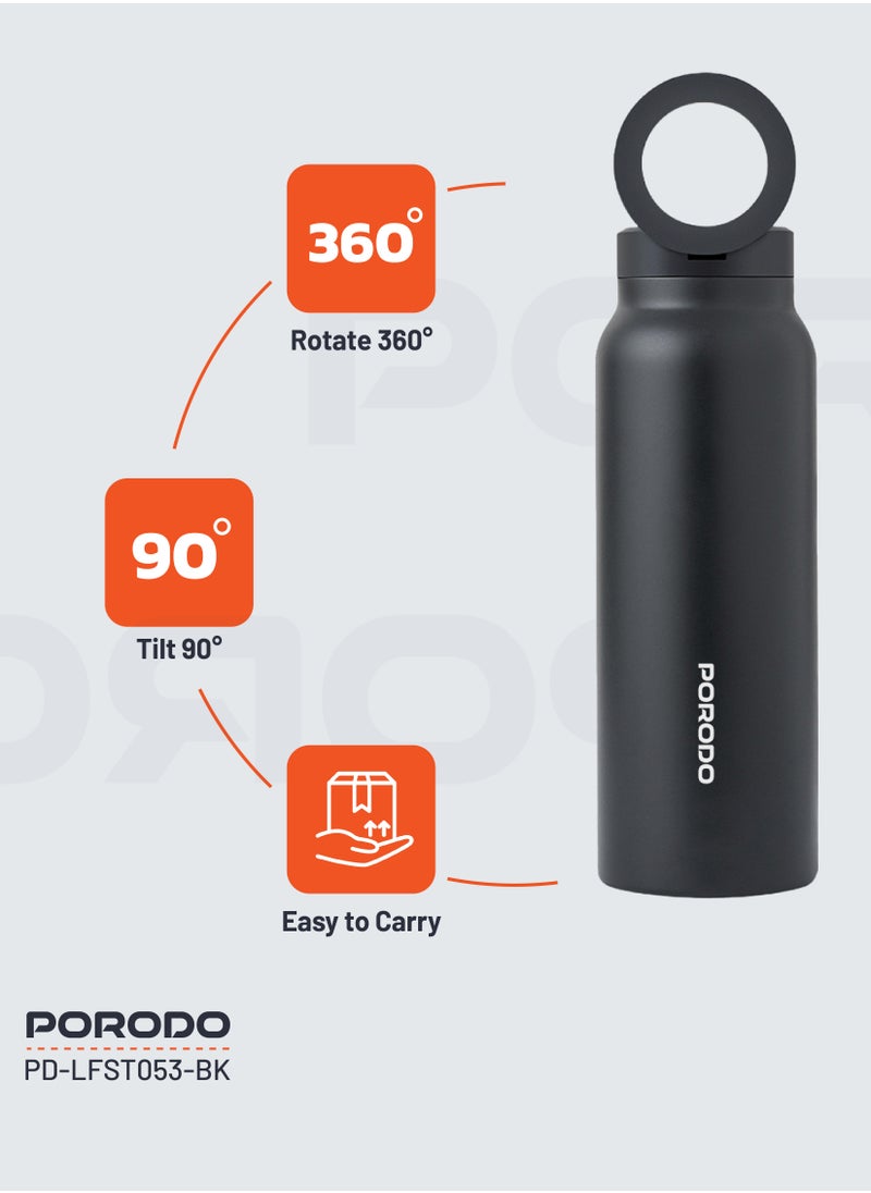 Magnetic Mount Water Bottle 700ml / Works With Magsafe / Stable / Double Wall / Keeps Cold and Warm - Black - pzsku/Z4CDEC058473E7ED64323Z/45/_/1731401346/bc5b5484-130a-498c-bf97-b26cbb32c3a8