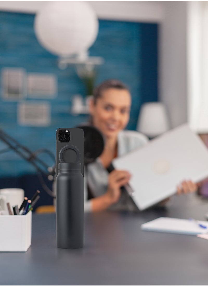 Magnetic Mount Water Bottle 700ml / Works With Magsafe / Stable / Double Wall / Keeps Cold and Warm - Black - pzsku/Z4CDEC058473E7ED64323Z/45/_/1731401610/e6851b83-a189-46dd-b938-746352cabd12