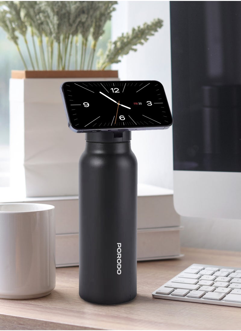 Magnetic Mount Water Bottle 700ml / Works With Magsafe / Stable / Double Wall / Keeps Cold and Warm - Black - pzsku/Z4CDEC058473E7ED64323Z/45/_/1731401621/e4ad4e91-4049-426a-8f9e-b3acaff1348a