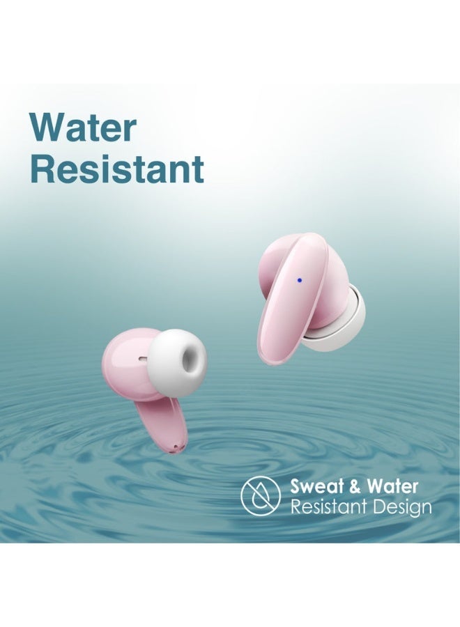 Promats Promate Acoustic In‑Ear TWS Earphone (Lush) – Bluetooth 5.1 True Wireless Earbuds with IntelliTouch Touch Controls, Balanced Bass & HD Audio, IPX5 Sweat‑Resistant & Splash‑Proof, Up to 20‑Hour Total Playback, Compact Lightweight Design  - Image 3