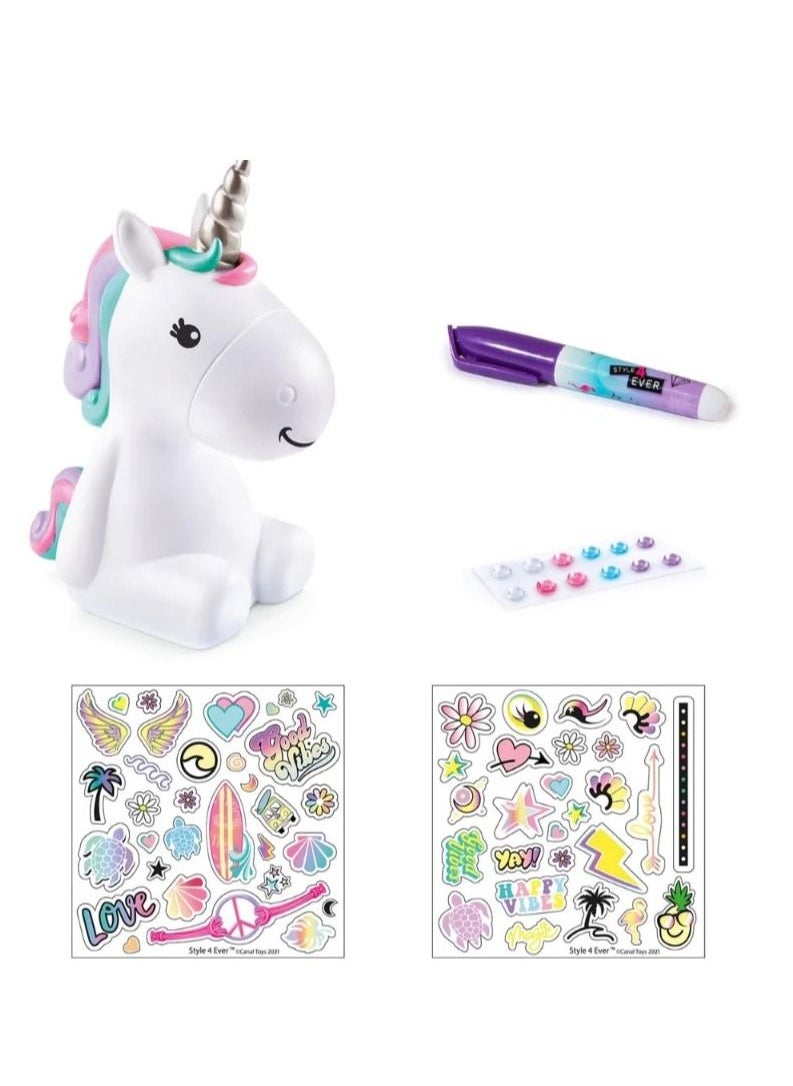 Style 4 Ever Style 4 Ever Unicorn DIY Kit Glow in the Dark  - Image 1