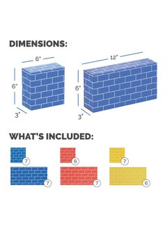 Bankers Box At Play Cardboard Building Blocks, 40 Pack (1230801)  - Image 2
