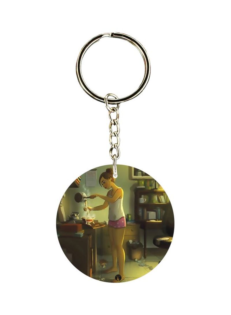 RKN Cartoon Printed Keychain