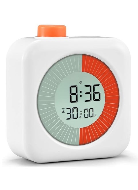 60-Minute Visual Timer, Classroom Timer, Countdown Timer for Kids and Adults, Time Management Tool for Home, School, or Work