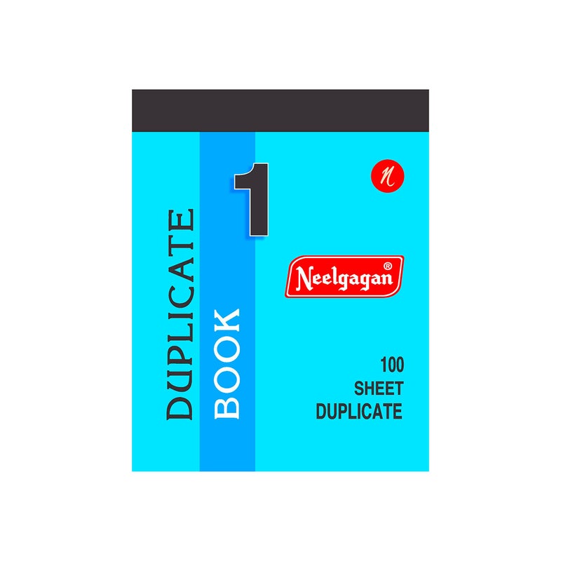 NEELGAGAN Duplicate with Carbon & Index (10.5 Cm X 13.0 Cm) (Side Bound) Size : 100 Ruled + 100 Plain Pack of-6 - Image 4