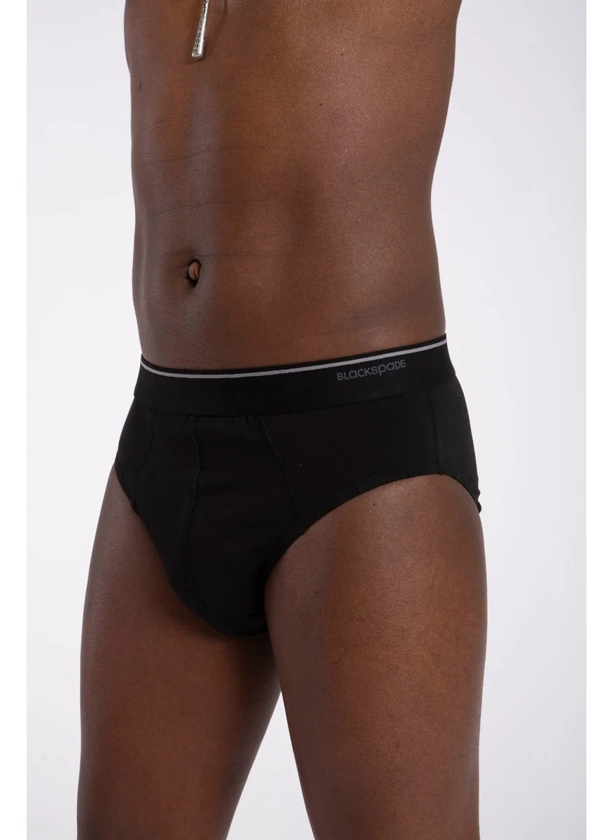 Tampap Men's Cotton Briefs 3 Pack Blackspade 9672