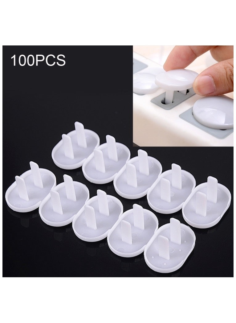 100 PCS 2 Hole Baby Electric Sockets Outlet Plug Safety Protection Cover for US Plugs  - Image 1