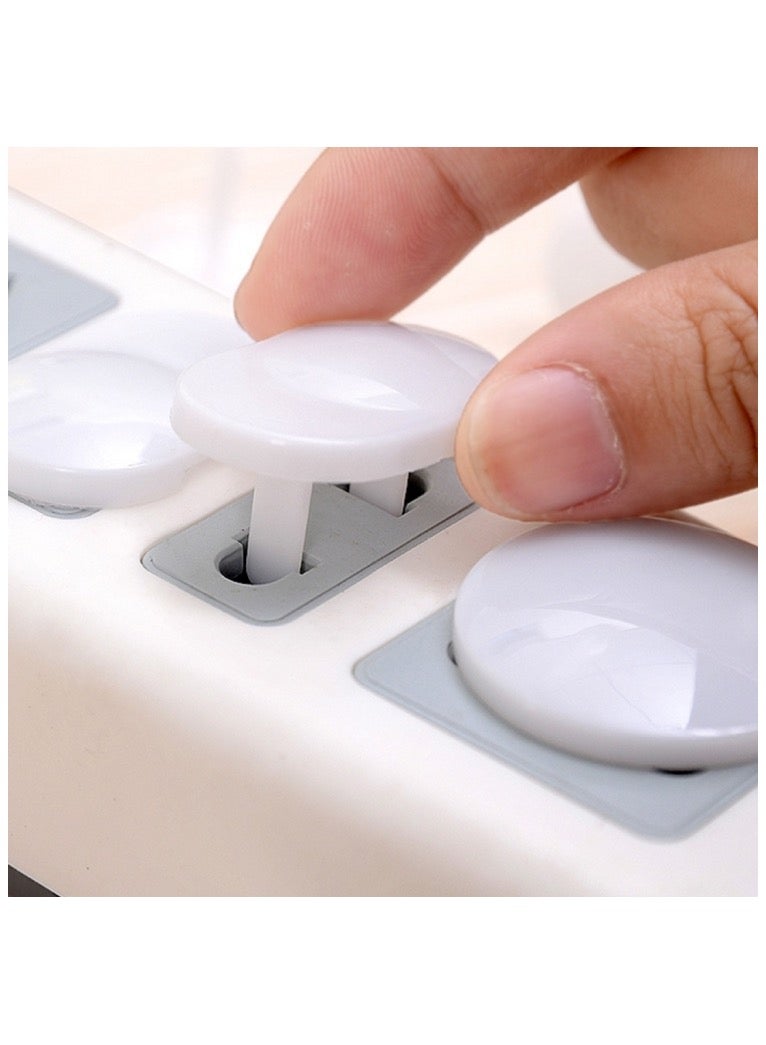 100 PCS 2 Hole Baby Electric Sockets Outlet Plug Safety Protection Cover for US Plugs  - Image 3