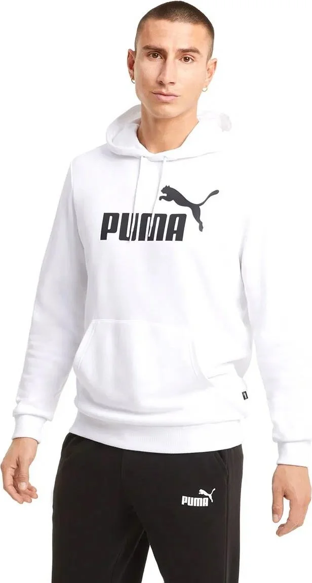 بوما Ess Big Logo Hoodie Tr White Men's Sweatshirt 58668802