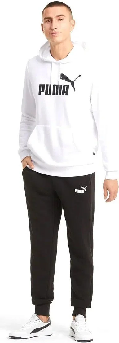 بوما Ess Big Logo Hoodie Tr White Men's Sweatshirt 58668802