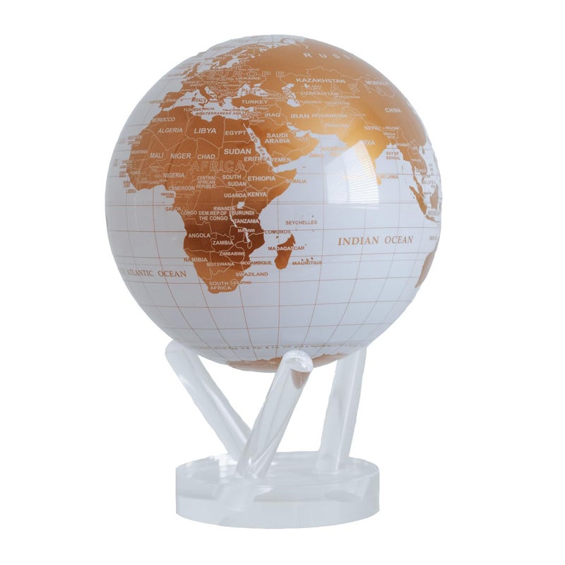 MOVA Globe Metallic White and Gold 6