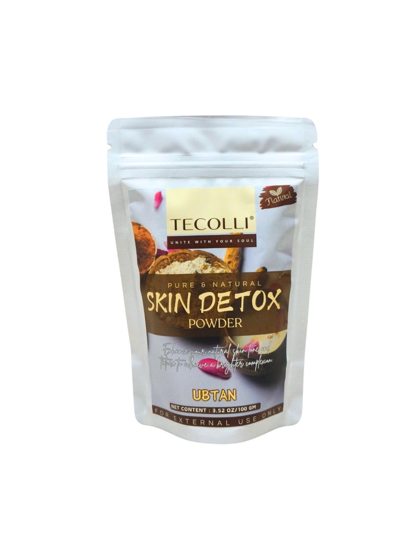 TECOLLI Pure Skin Detox Powder (Ubtan)-100 Gm For Skin Glow And Cleanser - Image 3