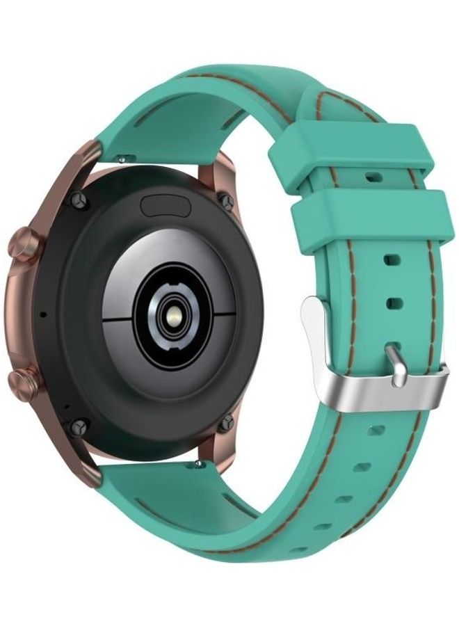 NIBEMINENT Silicone Replacement Strap Watchband For Samsung Galaxy Watch 3 41mm / Active2 Active Gear Sport 20mm Green  - Image 5