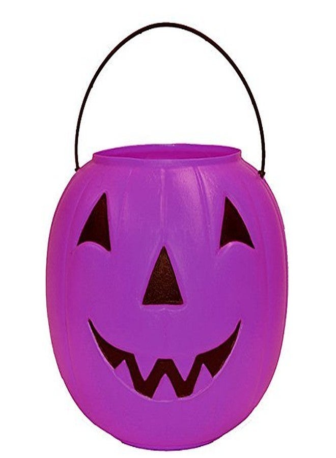 PUMPKIN Halloween Pumpkin Candy Bucket - Purple - Image 1