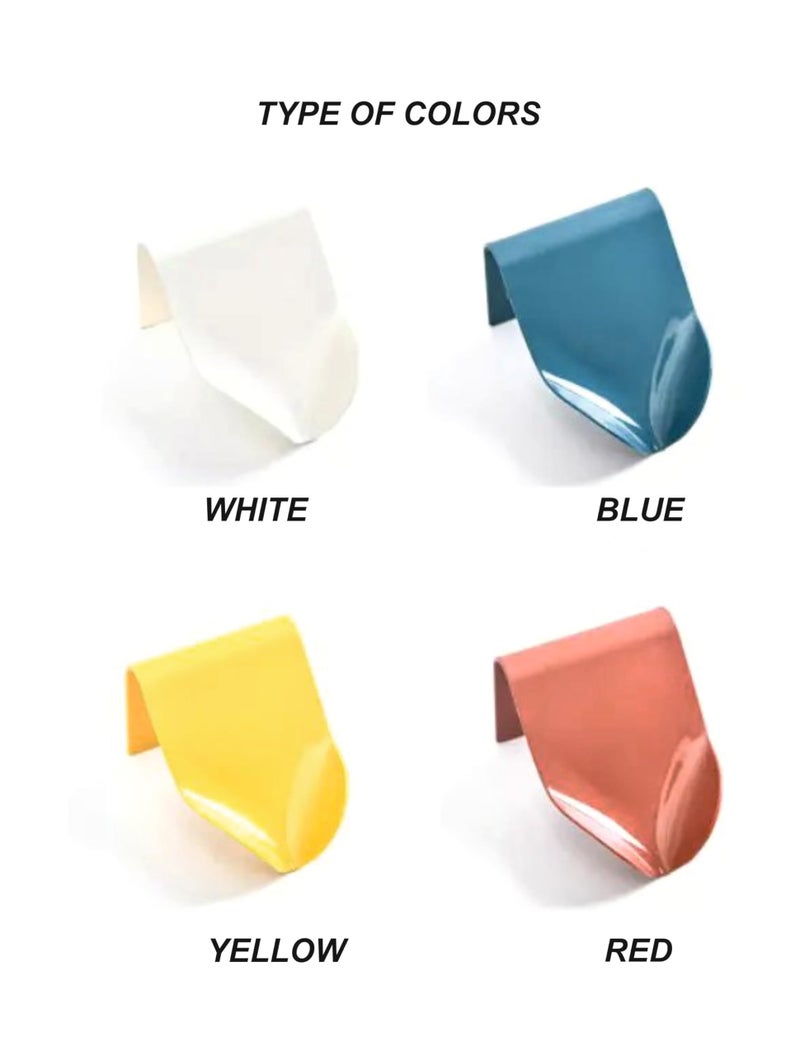 NAALSA Fancy 2Pc Soap Holder for Bathroom Non-Drill Wall Mount Magic Sticker Self Adhesive Soap Stand for Bathroom White Color Soap Container (2) - Image 4