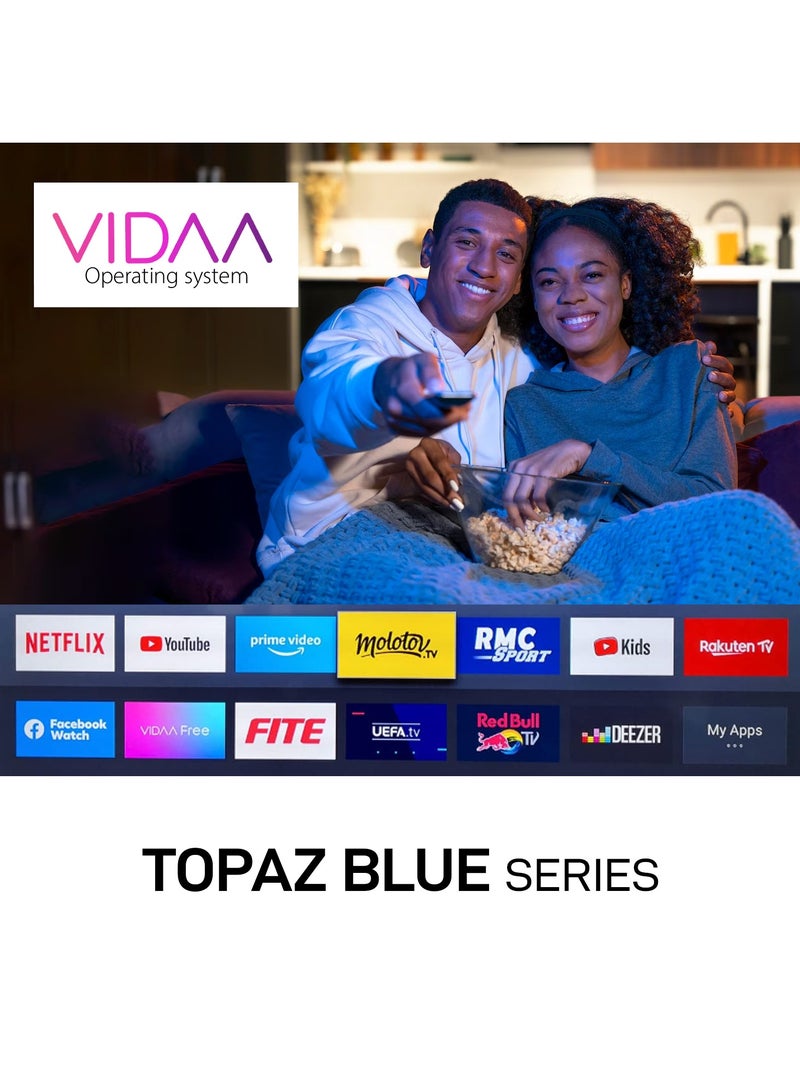 GEEPAS Geepas 50’’ 4K UHD Smart LED TV, VIDAA With Remote Control (english) , Wall Mount Bracket, 2 USB & 3 HDMI Port, Bluetooth, WIFI, Screen Sharing, 16.9 Aspect Ration, Wide Color Enhancer, Eco Efficiency  - Image 2