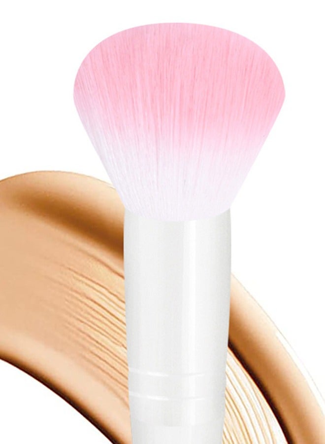 General Dual-ended Foundation Brush Double Ended Kabuki Brush Concealer Brush Ideal for Liquid,Powder,Cream,Blending,Buffing,Concealer Sliver  - Image 2