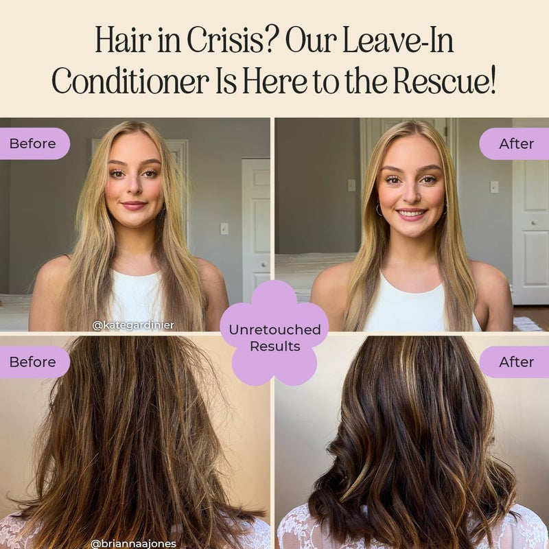 INH Emergency Revival Spray | Leave In Conditioner Spray | Hair Shine & Detangler Spray for Frizz Control & Dry, Damaged Hair | Smoothing & Volumizing Mist with a Gloss Finish | Travel Size, 4oz - Image 2