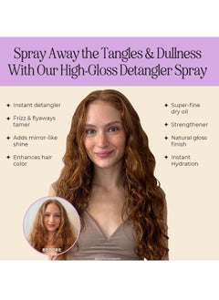 INH INH Emergency Revival Spray | Leave In Conditioner Spray | Hair Shine & Detangler Spray for Frizz Control & Dry, Damaged Hair | Smoothing & Volumizing Mist with a Gloss Finish | Travel Size, 4oz  - Image 4