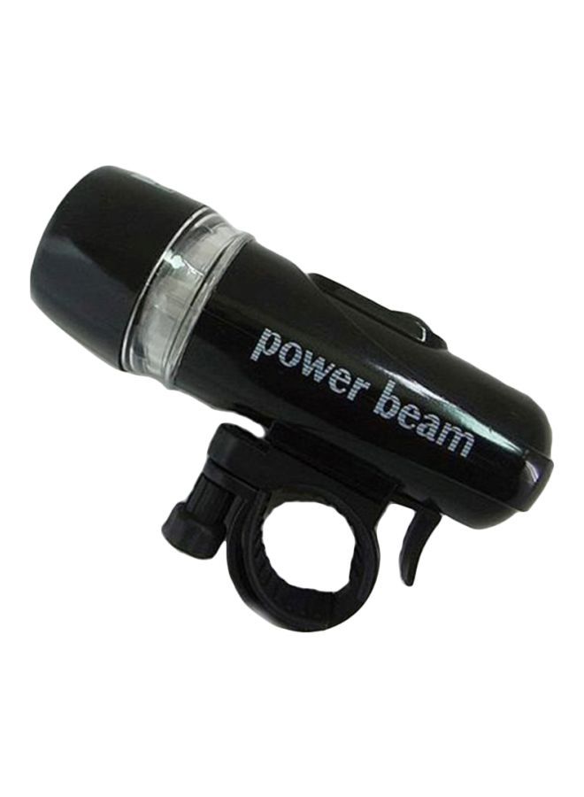 NIBEMINENT 5 LED Power Beam Front Torch Head Light Black 9x13centimeter