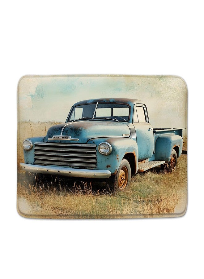 Vintage Farm Truck Bathroom Rugs Rustic American Old Antique Car Farmhouse Western Country Natural Scenery Fashion Art Bath Mat Bedroom Kitchen Toilet Floor Doormat 17.8x29.5 - Image 3